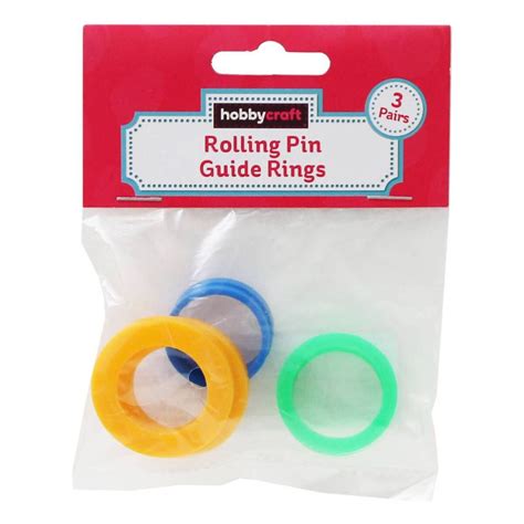 Rolling Pin Guide Rings 3 Pack Hobbycraft