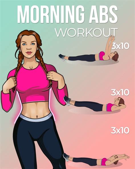 Effective Morning Abs Workout Video Morning Ab Workouts Abs Workout Fun Workouts