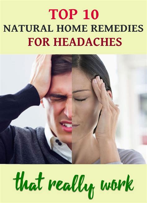 Top 10 Natural Home Remedies For Headaches That Really Work Home