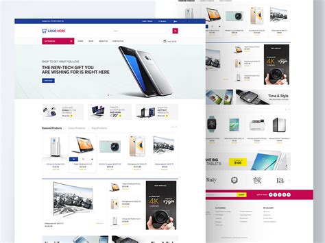 E Commerce Website Home Page Design Uplabs