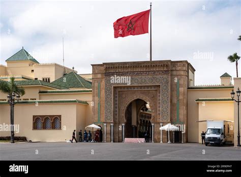 Main Entrance Of The Royal Palace In Rabat Morocco Stock Photo Alamy