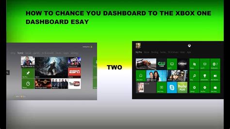 Xbox 360 How To Get Xbox One Dashboard On Xbox 360 Youtube