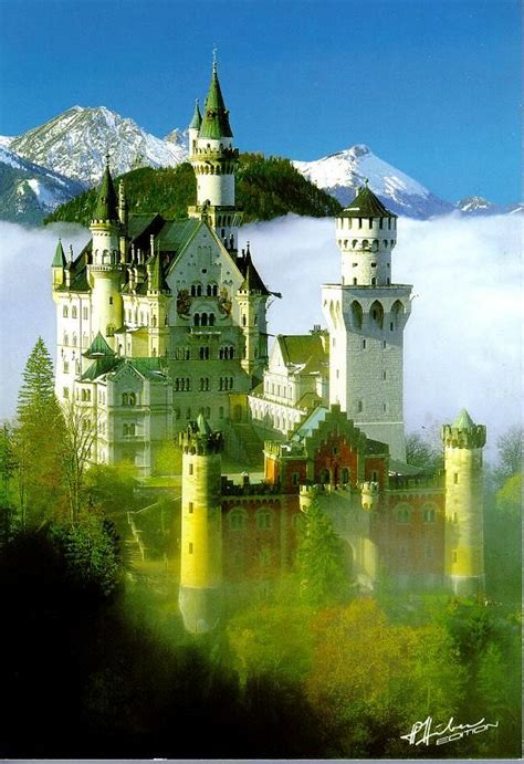 Germans New Swan Castle Castello Di Neuschwanstein Castelli Viaggi