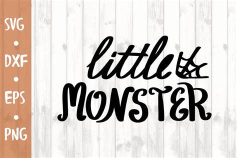 Little Monster Svg Cut File By Milkimil Thehungryjpeg