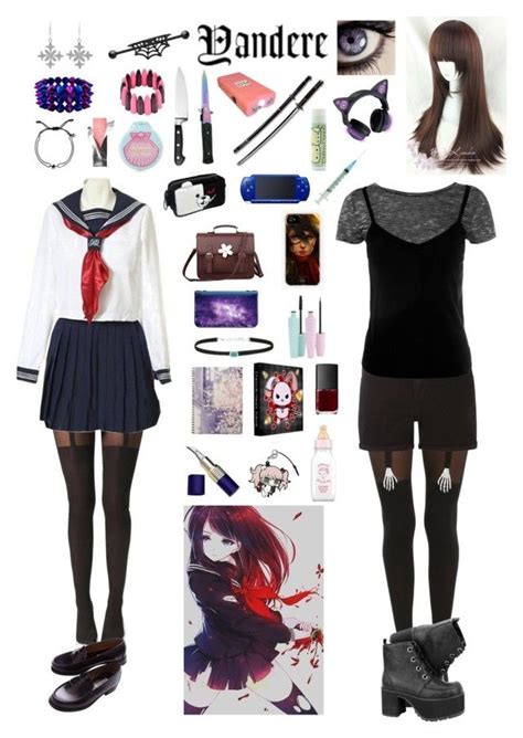 Yandere Simulator Oc By Ender1027 Liked On Polyvore Featuring Boohoo