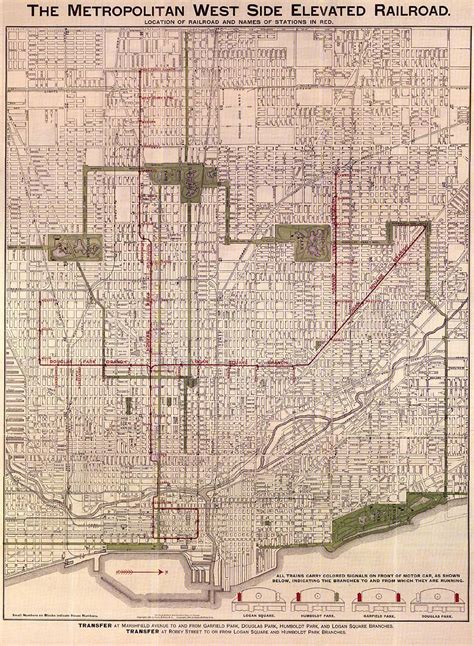 Chicago Lorg System Maps Route Maps