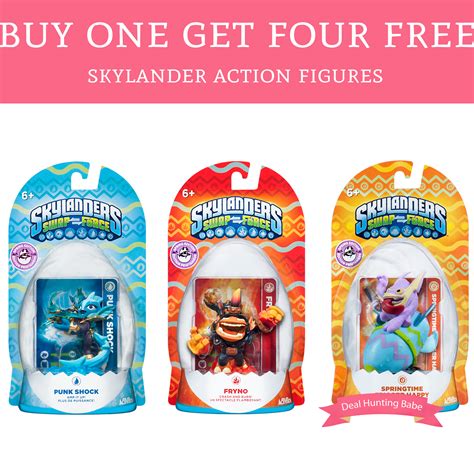 Buy One Get Four Free Skylander Action Figures Toys R Us Deal