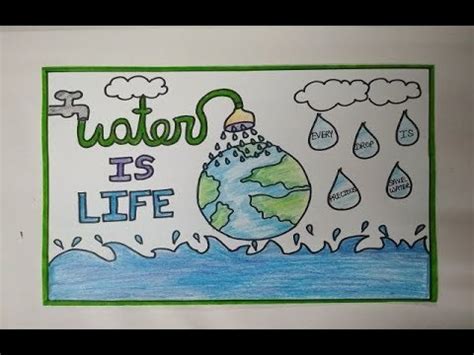 Very easy drawing for save water drawing tutorial forkids #savewater #harvestingrainwater #save rainwater #kidsdrawing. How to Draw Save Water / Save Nature Poster Drawing for ...