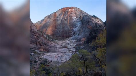 Watch Massive Rockfall At Zion National Park Covers Parking Lot In
