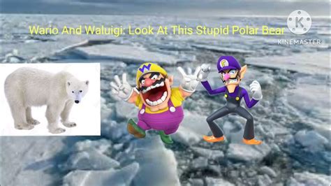 Wario And Waluigi Got Chase By A Polar Bear Youtube