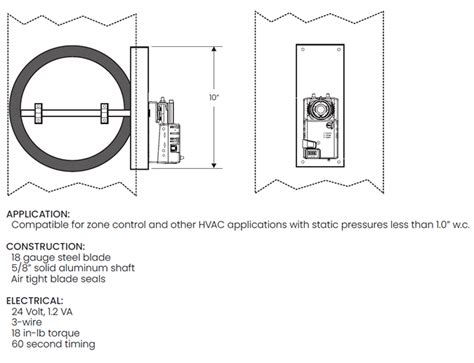 Hvacquick Io Controls Rd Retrofit 2 Position 3 Wire Zone Dampers
