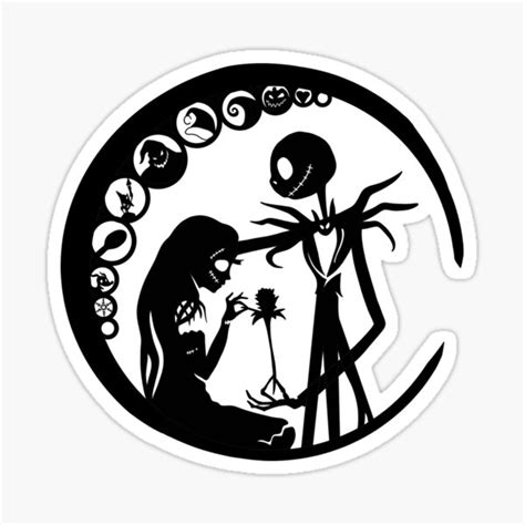 Laptop Car Decal Sticker Jack And Sally Details About The Nightmare