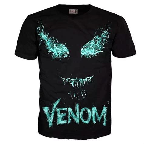 Camiseta Venom Superheroe Adulto Marvel Exclusivas Cuotas Sin Interés