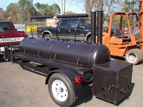 Custom Made Model 240 Bbq Smoker On Trailer Built By M And R Specialty