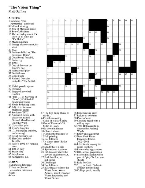 Free Printable Merl Reagle Crossword Puzzles Printable Crossword Puzzles