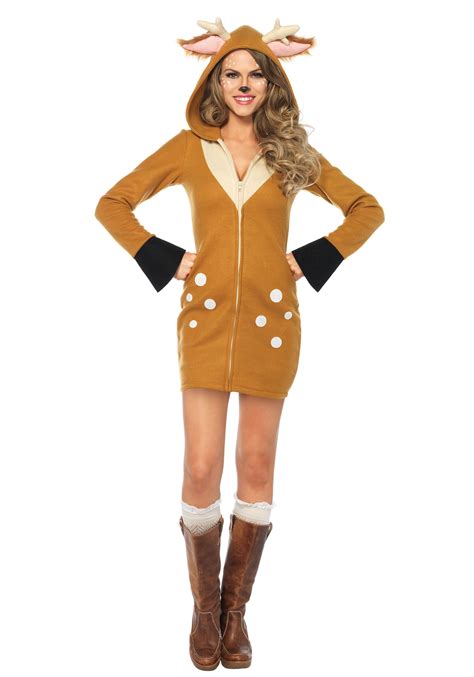 Cozy Fawn Womens Costume Deer Costumes