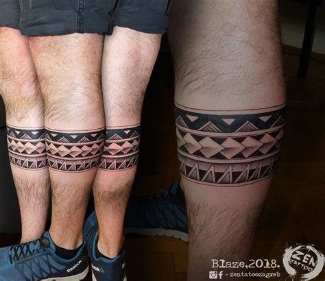 Polynesian Tattoos Calf Polynesiantattoos Tatuagem Maori Tatuagem