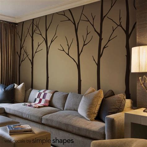 Wall Decals Living Room Tree Wall Decals Sticker Set Large Etsy