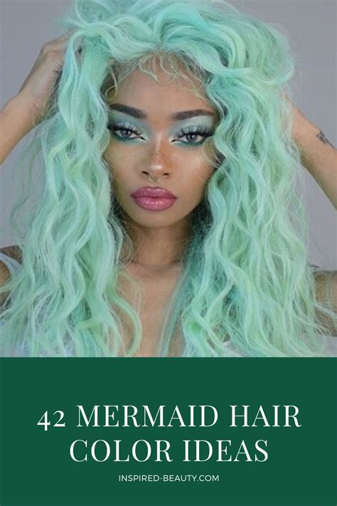 42 Mermaid Hair Color Ideas Mermaid Hair Color Mens Facial Hair