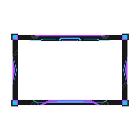 Streaming Overlay Design White Transparent Abstract Gaming And