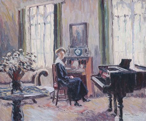 Interior 1921 Painting Allen Tucker Oil Paintings