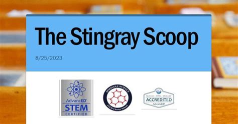 The Stingray Scoop Smore Newsletters For Education