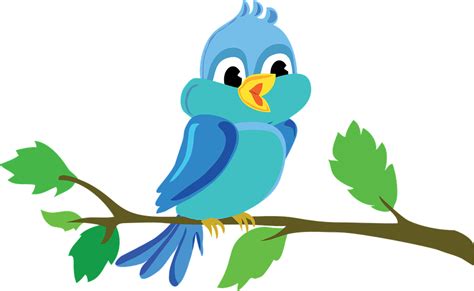 Download Bird Branch Cute Royalty Free Vector Graphic Pixabay