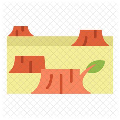 Deforestation Icon Download In Flat Style