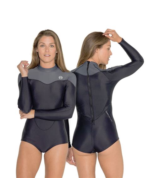 Lightweight hood that's easy to don and doff. Fourth Element Thermocline Womens Long Sleeve Swimsuit ...