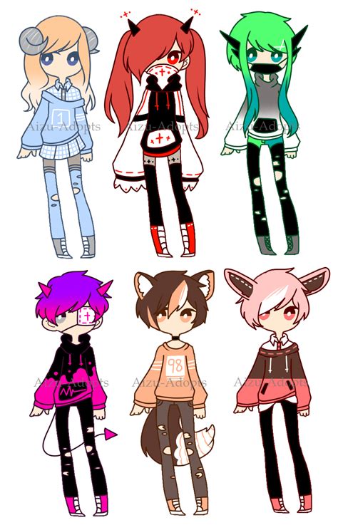 cute clothes drawing anime harujaku vanta clothing adopt close by miss trinity on deviantart