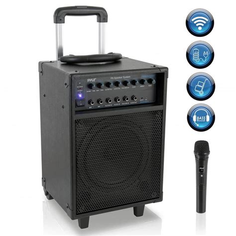 Pyle Pwma230bt 700w Wireless Portable Bluetooth Pa Speaker System With