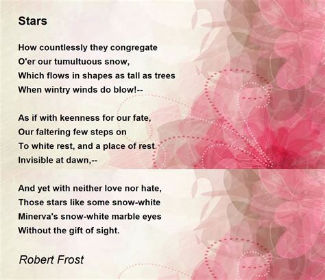 Stars Poem By Robert Frost Poem Hunter