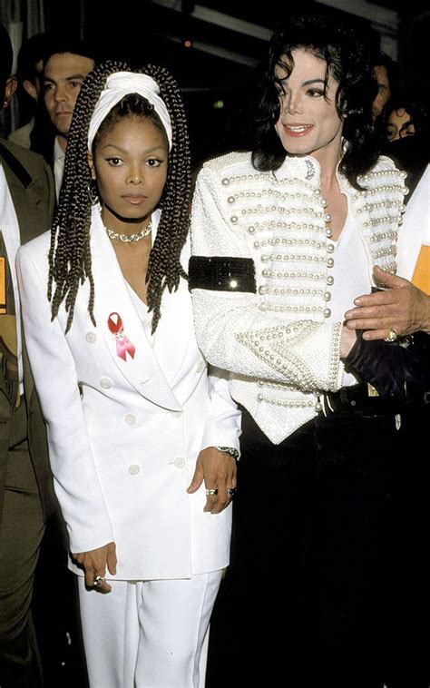 Janet Jackson And Michael Jackson During The 35th Annual Grammy Awards
