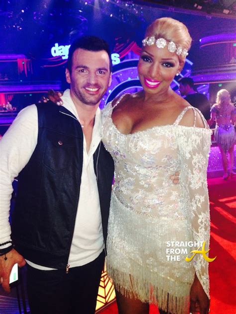 Nene Leakes Backstage With Tony Dovolani Dancing With The Stars