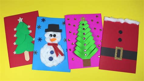 Fall in love with this selection of cute christmas cards & childrens christmas christmas card ideas for kids. DIY Christmas Card Ideas | Christmas Craft for Kids - YouTube