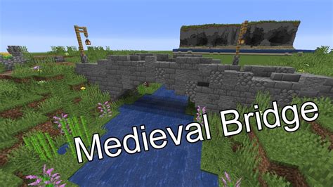 Minecraft Timelapse Medieval Bridge Terraforming And Building Small