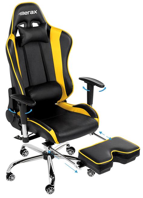 Mid back mesh ergonomic computer chair. Merax Racing Gaming Race Car Seat Office Chair PU Leather ...