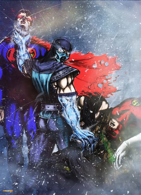 MK Art Tribute Sub Zero From MK Vs DC Universe