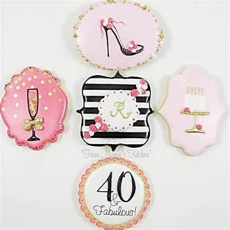 Something for him or why not for her. Pin by Meredith Sussman on bday cookies | 40th birthday ...