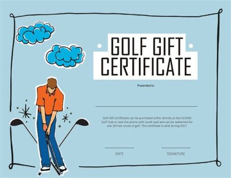 In this video, golf professional, joe lovery helps you with a simple step by step guide of how to prepare for your first golf lesson. 13 Free Printable Gift Certificate Templates [Birthday ...