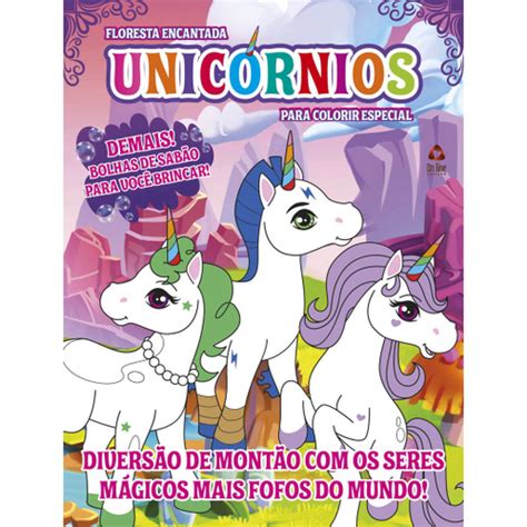 Livro Floresta Encantada Para Colorir Especial Unic Rnios