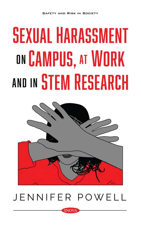 Sexual Harassment On Campus At Work And In Stem Research Nova Science Publishers