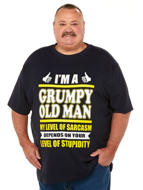 Lowes Grumpy Old Man T Shirt Lowes Menswear