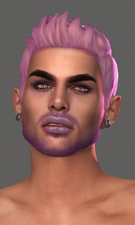 Roland Base Game Compatible Hairstyle For Male Sims All Lods All