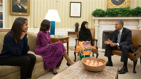 Washington Malala Trifft Die Obamas Im Weißen Haus