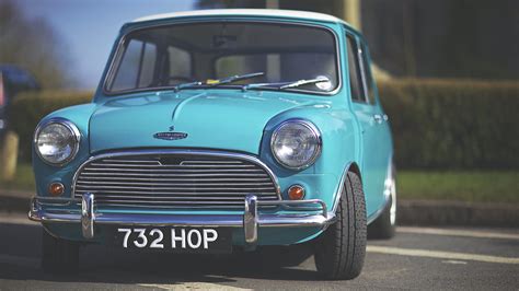 3840x2160 Resolution Photo Of Teal Mini Cooper During Daytime Hd