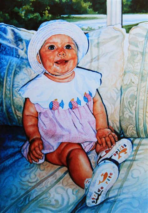 Commission A Baby Portrait Painting Of Your Baby