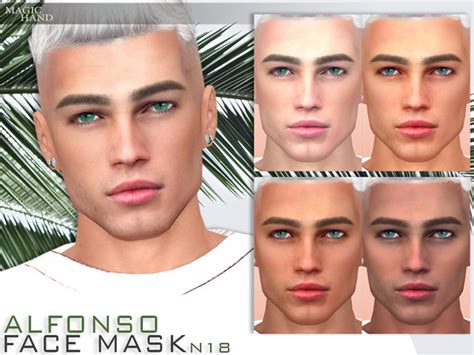 The Sims Resource Patreon Alfonso Face Mask N18