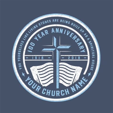 Church Anniversary T Shirts Ministry Gear
