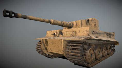 The Tiger H1 Heavy Tank 3d Model By Andrewdw 46d66dc Sketchfab